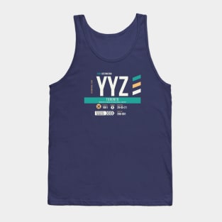 Toronto (YYZ) Airport Code Baggage Tag Tank Top